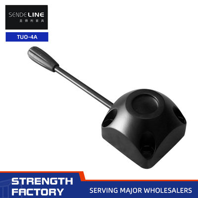 Bon prix Chaises de bureau en alliage d' aluminium avec mécanisme de trou de montage 55x55 mm épaisseur de paroi 2,5 mm en ligne