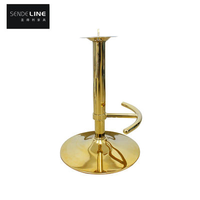 Bon prix Chaise à bar en gros Accessoires Titane Or Chaise à bar ronde Appuys pieds Base Chaise à bar en une pièce Appuys pieds en ligne