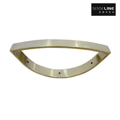 Bon prix Titane or fauteuil de salon de beauté en acier inoxydable Manche de barbier en ligne