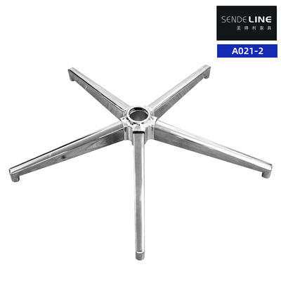 Bon prix Base pivotant de bureau soudé pour rail à grande vitesse de 110 mm, pieds de chaise en étoile à 5 branches en ligne