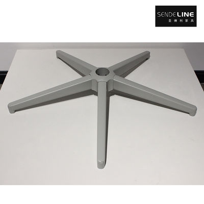 Bon prix High-end iron welded office chair base, grey 700/640mm five-star feet en ligne