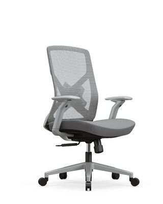 Bon prix Chaise pivotante de bureau réglable en tissu en maille respirant Conception ergonomique Convient pour bureau et salle de réunion en ligne
