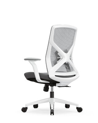 Bon prix Chaise pivotante de bureau en tissu en maille respirable avec hauteur réglable et confort amélioré pour des séances de travail prolongées en ligne