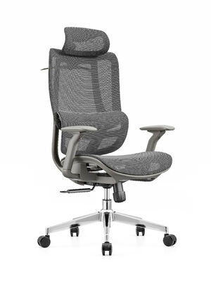 Bon prix Chaise pivotante de bureau à hauteur réglable Tissu en treillis respirant Support ergonomique confortable Idéal pour les postes de travail de bureau en ligne