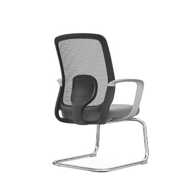Bon prix Chaise de bureau pivotante à assembler avec base en forme d'arc électroplaquée, support ergonomique et assemblage facile pour le bureau quotidien en ligne