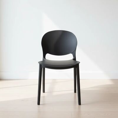 Bon prix Chaise à manger moderne Chaise en plastique durable légère Portable facile à entretenir Écoles Bibliothèques Salles d'événements en ligne
