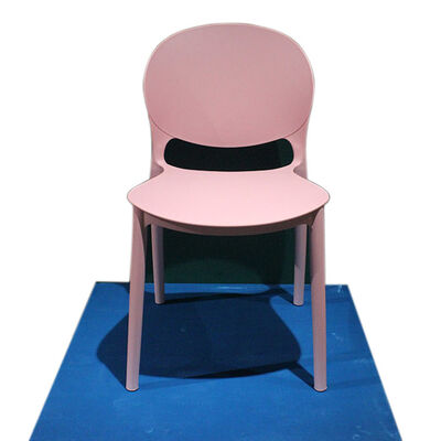 Bon prix Chaise moderne en plastique rose durable, ergonomique, confortable, légère et empilable pour bureau, salle de conférence, salle d'attente en ligne
