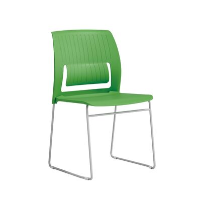 Bon prix Chaise moderne en plastique empilable peu encombrante pour appartement, balcon et salle de conférence en ligne