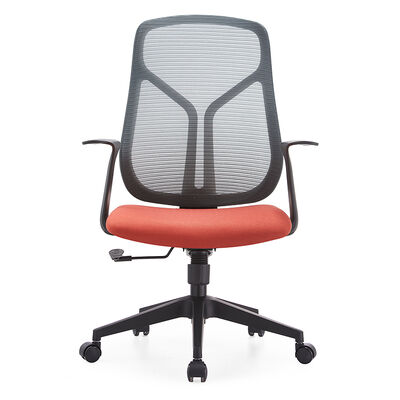 Bon prix Inclinaison du châssis avec fonction de verrouillage de position et réglage de la tension d'inclinaison Chaise de bureau pivotante noire, assise élégante, durable et confortable pour le bureau en ligne