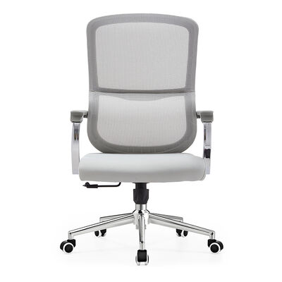 Bon prix 595×585×1210-1310 Fauteuil de bureau pivotant avec dossier réglable en hauteur et cadre durable, idéal pour les professionnels de bureau en ligne