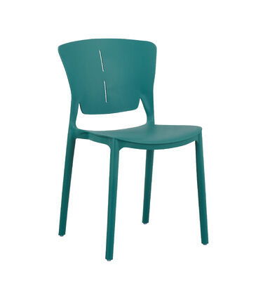 Bon prix 4.5 kg fauteuil de salle à manger en plastique moderne léger avec une base solide cylindrique et un design empilable pour les cafétérias et les zones d'attente en ligne