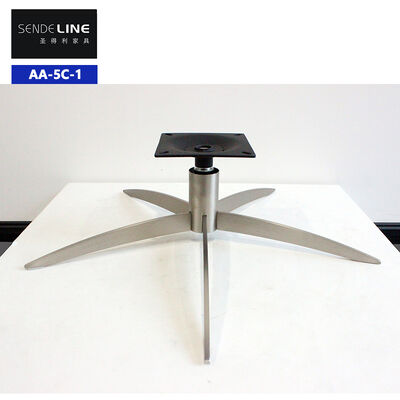 Bon prix Remplacement de la base de la chaise de bureau en acier inoxydable de 204 mm de hauteur et de 300 lb de capacité de poids pour chaises pivotantes en ligne
