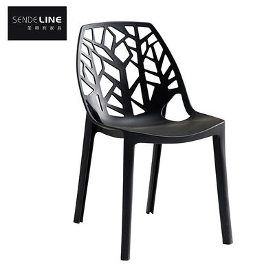 Bon prix Chaise en plastique moderne Option de siège ergonomique moderne Idéal pour les salons de cafétéria et les salles de réunion en ligne
