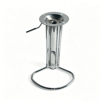Bon prix Accessoires de tabouret de bar avec plateau circulaire de 160 mm, hauteur de 375 mm et construction en fer durable pour une rotation stable en ligne